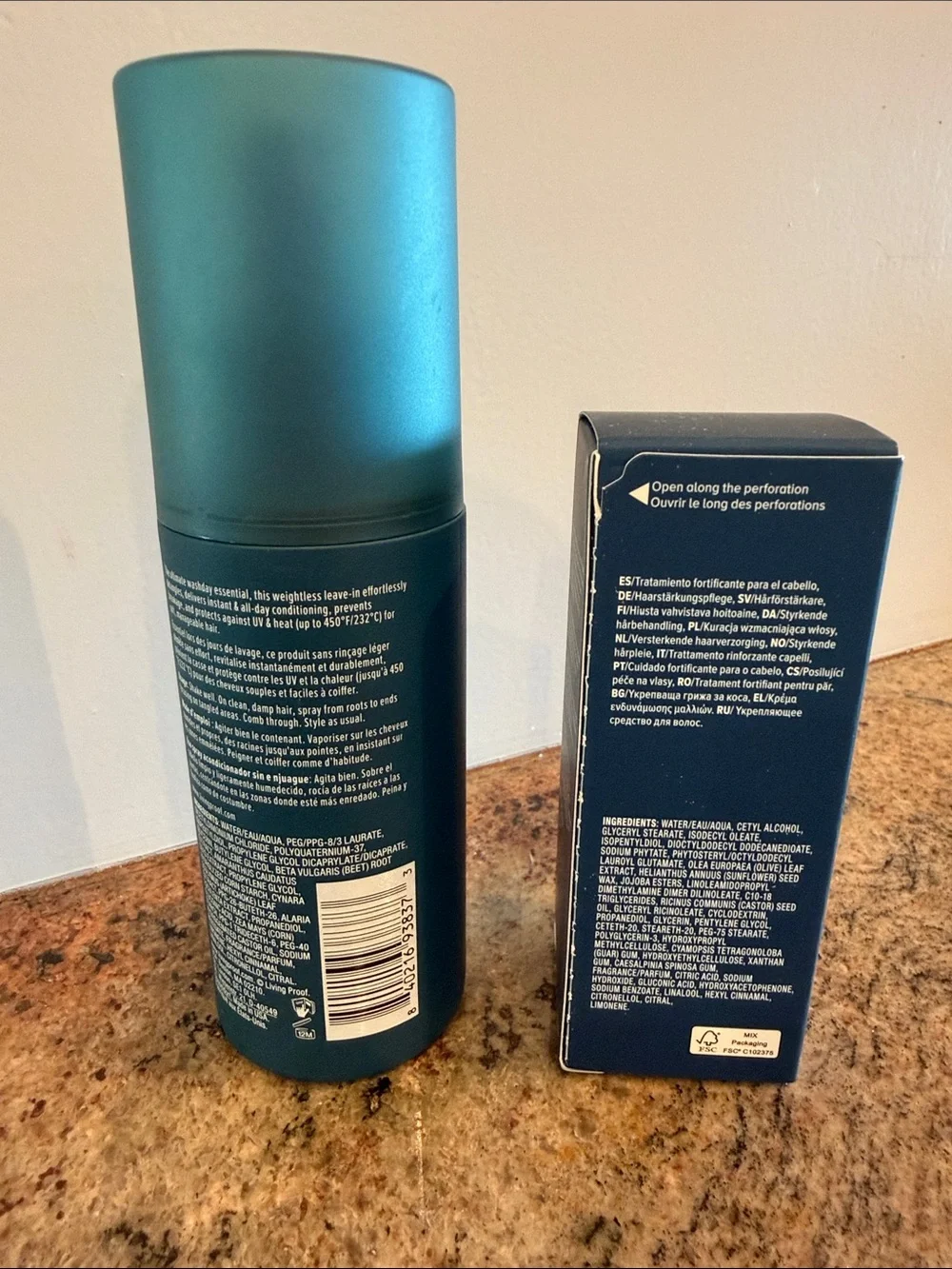 Living Proof leave-in conditioning spray & Triple Bond Complex NIB